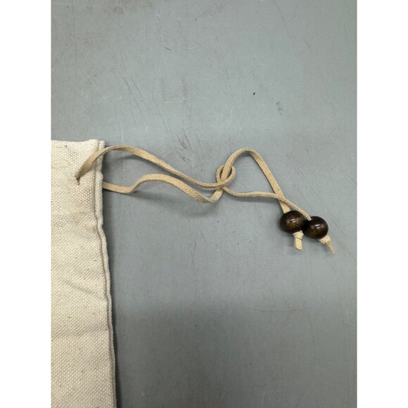 Brighton Art & Soul Drawstring Jewelry Pouch Bag With Wood Beads READ - Picture 5 of 7